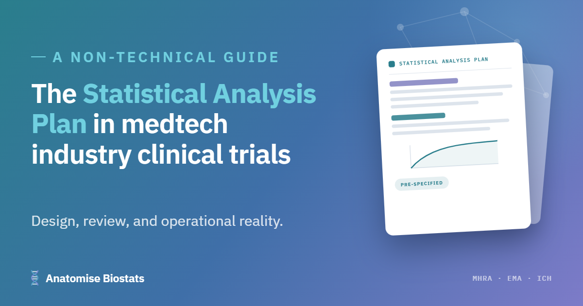 A (Non-Technical) Guide to the Statistical Analysis Plan in MedTech Industry Clinical Trials: Design, Review, and Operational Reality